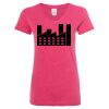 Women’s Glitter V-Neck T-Shirt Thumbnail