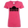 Women’s Glitter V-Neck T-Shirt Thumbnail