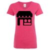 Women’s Glitter V-Neck T-Shirt Thumbnail