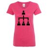 Women’s Glitter V-Neck T-Shirt Thumbnail