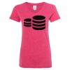 Women’s Glitter V-Neck T-Shirt Thumbnail