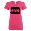 Women’s Glitter V-Neck T-Shirt Thumbnail