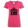 Women’s Glitter V-Neck T-Shirt Thumbnail