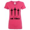Women’s Glitter V-Neck T-Shirt Thumbnail