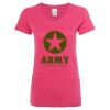 Women’s Glitter V-Neck T-Shirt Thumbnail