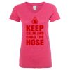 Women’s Glitter V-Neck T-Shirt Thumbnail