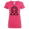 Women’s Glitter V-Neck T-Shirt Thumbnail