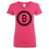 Women’s Glitter V-Neck T-Shirt Thumbnail