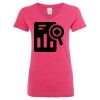 Women’s Glitter V-Neck T-Shirt Thumbnail