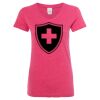 Women’s Glitter V-Neck T-Shirt Thumbnail