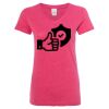 Women’s Glitter V-Neck T-Shirt Thumbnail