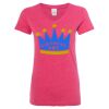 Women’s Glitter V-Neck T-Shirt Thumbnail