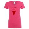 Women’s Glitter V-Neck T-Shirt Thumbnail