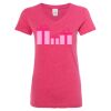 Women’s Glitter V-Neck T-Shirt Thumbnail