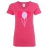 Women’s Glitter V-Neck T-Shirt Thumbnail