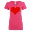 Women’s Glitter V-Neck T-Shirt Thumbnail
