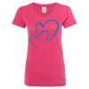 Women’s Glitter V-Neck T-Shirt Thumbnail