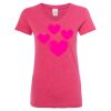 Women’s Glitter V-Neck T-Shirt Thumbnail