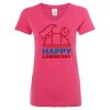Women’s Glitter V-Neck T-Shirt Thumbnail