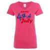 Women’s Glitter V-Neck T-Shirt Thumbnail
