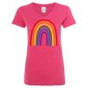 Women’s Glitter V-Neck T-Shirt Thumbnail