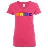 Women’s Glitter V-Neck T-Shirt Thumbnail