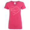 Women’s Glitter V-Neck T-Shirt Thumbnail