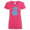 Women’s Glitter V-Neck T-Shirt Thumbnail