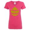 Women’s Glitter V-Neck T-Shirt Thumbnail