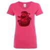 Women’s Glitter V-Neck T-Shirt Thumbnail