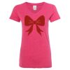 Women’s Glitter V-Neck T-Shirt Thumbnail