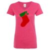 Women’s Glitter V-Neck T-Shirt Thumbnail