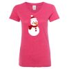 Women’s Glitter V-Neck T-Shirt Thumbnail