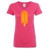 Women’s Glitter V-Neck T-Shirt Thumbnail