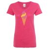 Women’s Glitter V-Neck T-Shirt Thumbnail