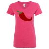 Women’s Glitter V-Neck T-Shirt Thumbnail