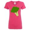 Women’s Glitter V-Neck T-Shirt Thumbnail