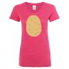 Women’s Glitter V-Neck T-Shirt Thumbnail