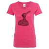 Women’s Glitter V-Neck T-Shirt Thumbnail