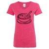 Women’s Glitter V-Neck T-Shirt Thumbnail