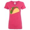 Women’s Glitter V-Neck T-Shirt Thumbnail