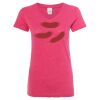 Women’s Glitter V-Neck T-Shirt Thumbnail