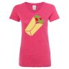 Women’s Glitter V-Neck T-Shirt Thumbnail