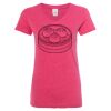 Women’s Glitter V-Neck T-Shirt Thumbnail