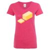 Women’s Glitter V-Neck T-Shirt Thumbnail