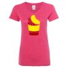 Women’s Glitter V-Neck T-Shirt Thumbnail