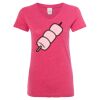 Women’s Glitter V-Neck T-Shirt Thumbnail