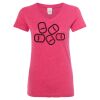 Women’s Glitter V-Neck T-Shirt Thumbnail