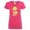 Women’s Glitter V-Neck T-Shirt Thumbnail