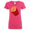 Women’s Glitter V-Neck T-Shirt Thumbnail